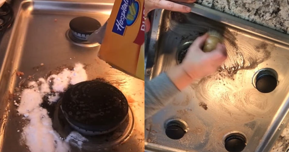 Pakai 2 bahan dapur, ini cara bersihkan noda gosong di kompor agar kinclong tanpa bikin tergores