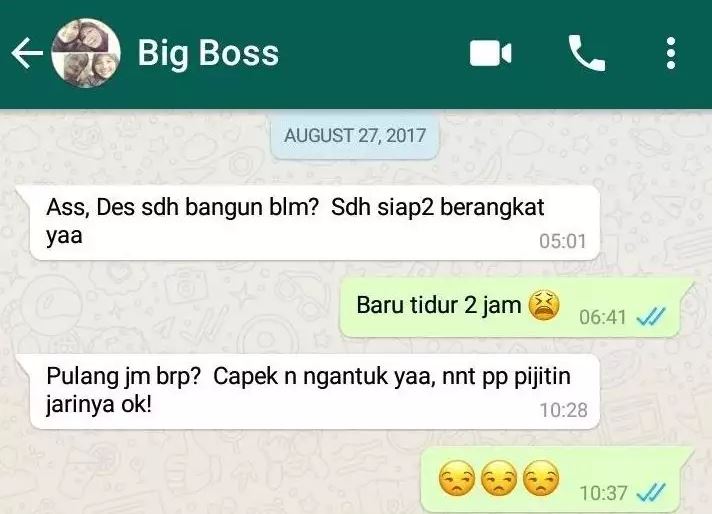 chat lucu ibu ke anak Berbagai sumber