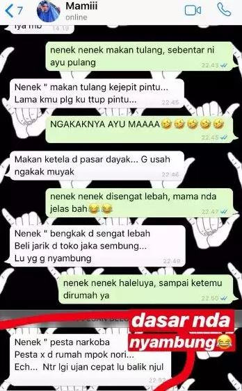 chat lucu ibu ke anak Berbagai sumber
