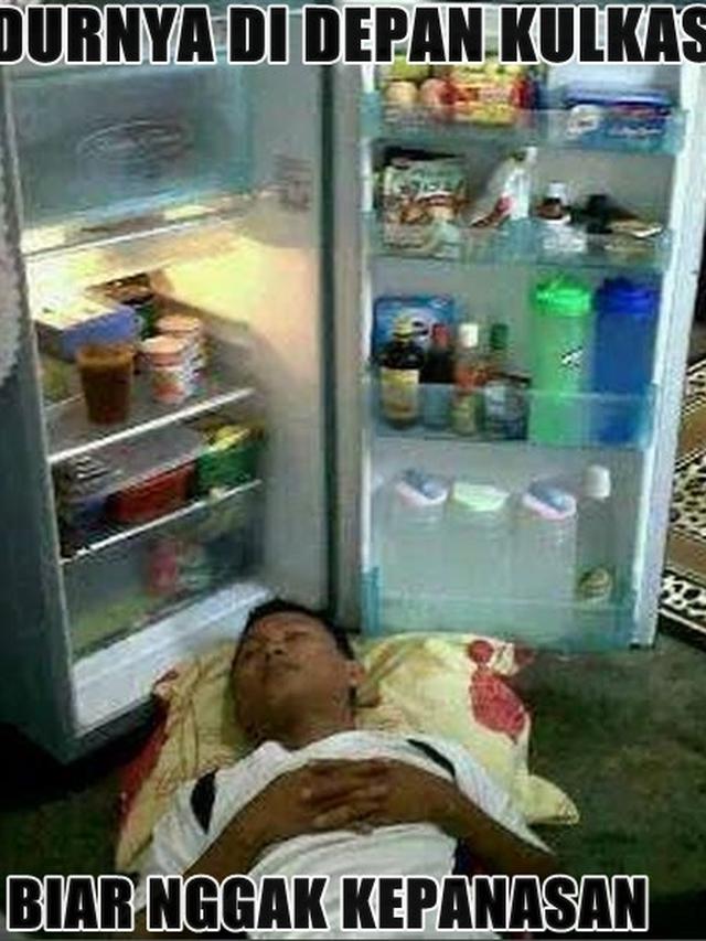 11 potret kocak orang melawan hawa panas © berbagai sumber