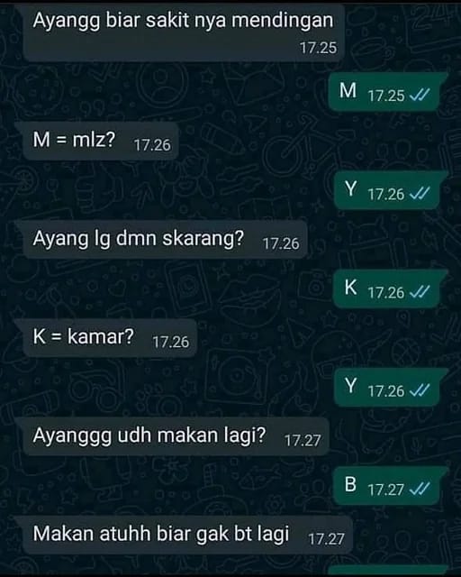 Chat lucu pasangan bercanda ini ujungnya susah ditebak © berbagai sumber Chat lucu pasangan bercanda ini ujungnya susah ditebak © berbagai sumber