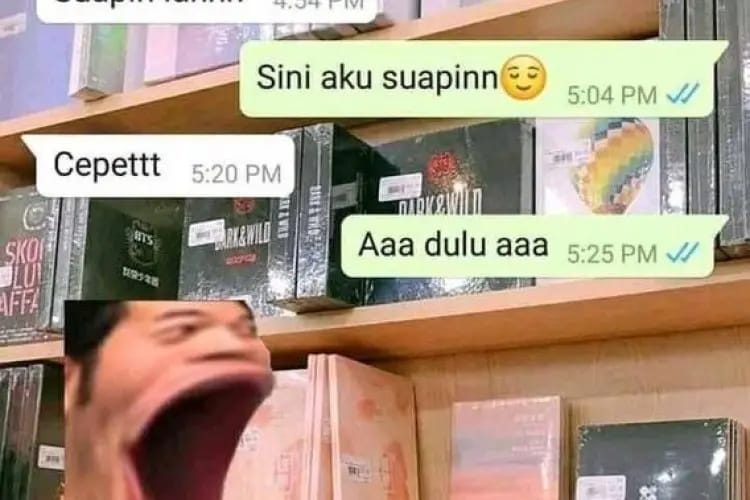 Chat lucu pasangan bercanda ini ujungnya susah ditebak © berbagai sumber Chat lucu pasangan bercanda ini ujungnya susah ditebak © berbagai sumber