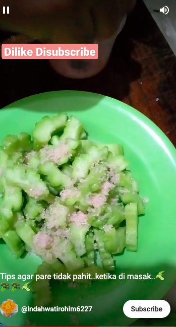 Tanpa perlu direbus larutan garam, ini trik praktis memasak pare agar tetap renyah dan antipahit