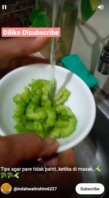 Tanpa perlu direbus larutan garam, ini trik praktis memasak pare agar tetap renyah dan antipahit
