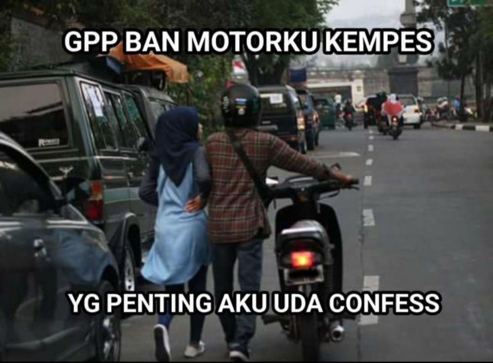 Potret kocak upaya ngegombal ini bikin baper parah © Twitter