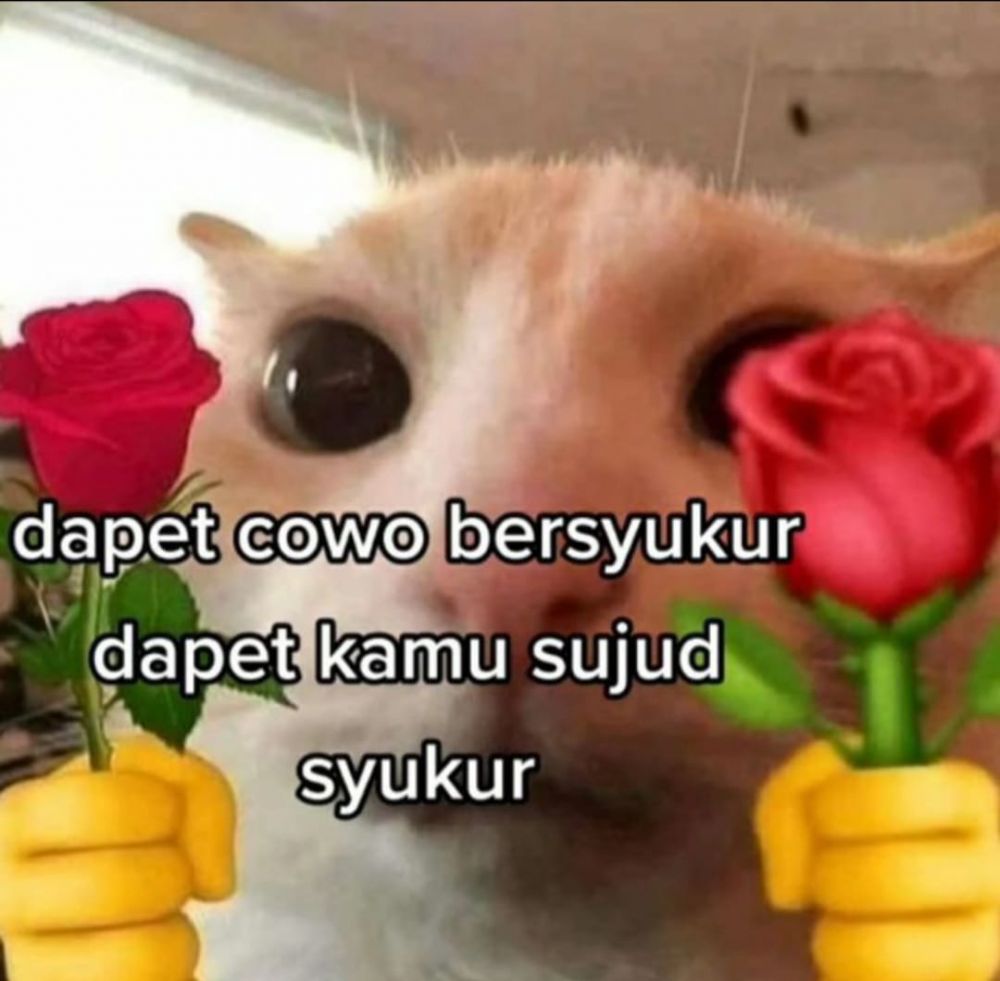 Potret kocak upaya ngegombal ini bikin baper parah © Twitter