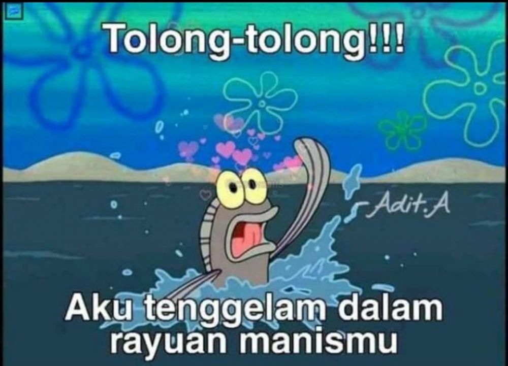 Potret kocak upaya ngegombal ini bikin baper parah © Twitter