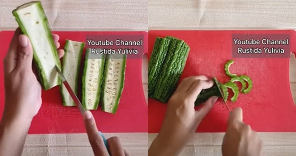 Cuma pakai 1 bahan dan tanpa diremas, ini cara praktis hilangkan rasa pahit pada pare