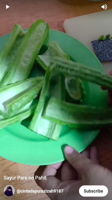 Tanpa perlu direbus dan diremas garam, ini trik masak tumisan pare yang enak dan antipahit