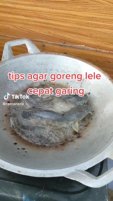 Cara jitu goreng lele agar cepat matang, garing, tetap lurus, dan minyak tidak meletup