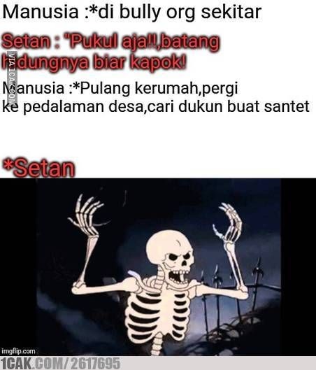 hubungan manusia dan setan ini bikin heran © berbagai sumber