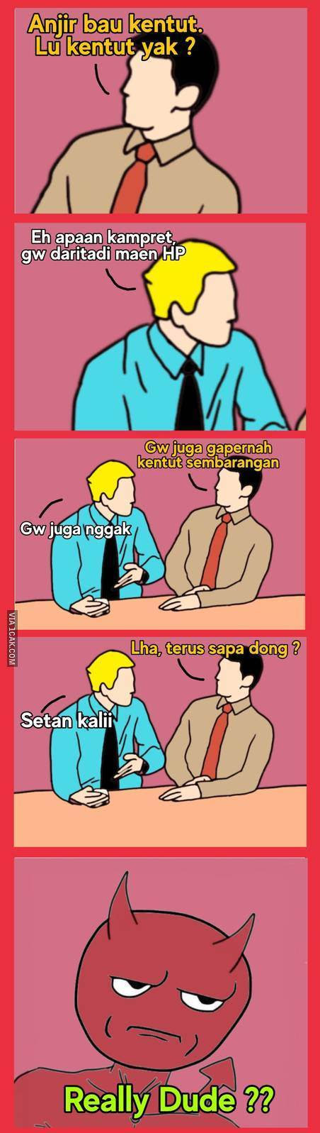 hubungan manusia dan setan ini bikin heran © berbagai sumber