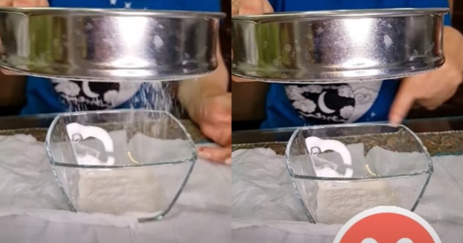 Tak banyak yang tahu, ini trik unik ayak tepung supaya tidak berserakan dan menggumpal