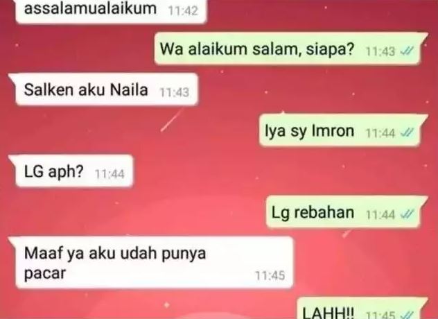 chat lucu diajak kenalan Berbagai sumber