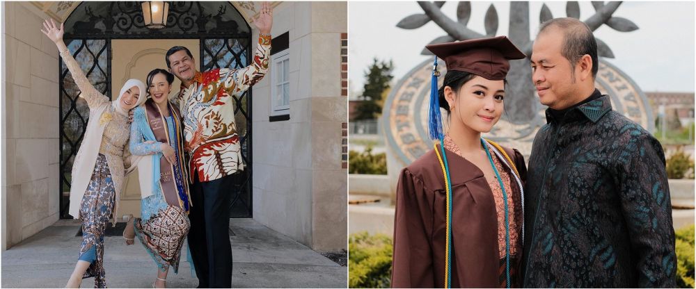 beda gaya beby tsabina dan yoriko saat wisuda © berbagai sumber beda gaya beby tsabina dan yoriko saat wisuda © berbagai sumber