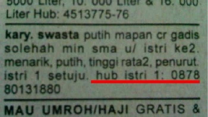 iklan di koran ini bikin nggak bisa berkata-kata © Instagram