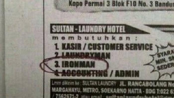 iklan di koran ini bikin nggak bisa berkata-kata © Instagram