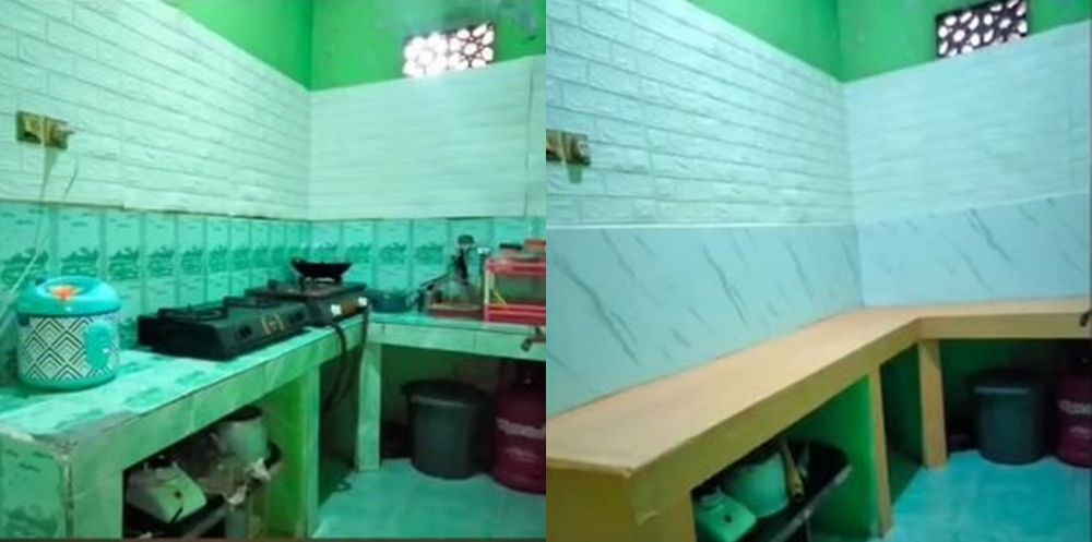 makeover dapur sempit TikTok makeover dapur sempit TikTok