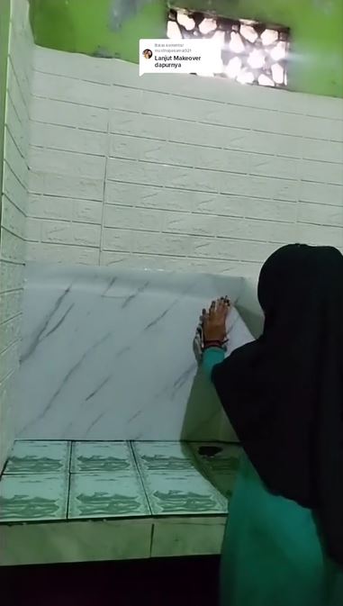 makeover dapur sempit TikTok makeover dapur sempit TikTok