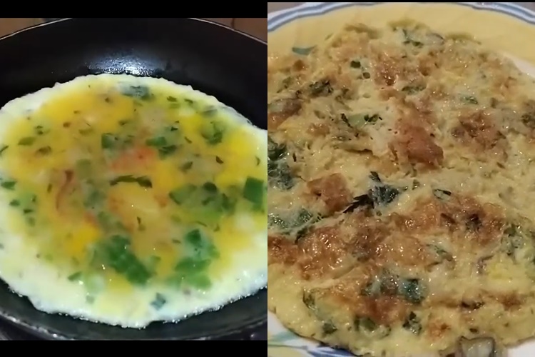 Cara simpel membuat telur dadar yang aromanya wangi bebas bau amis