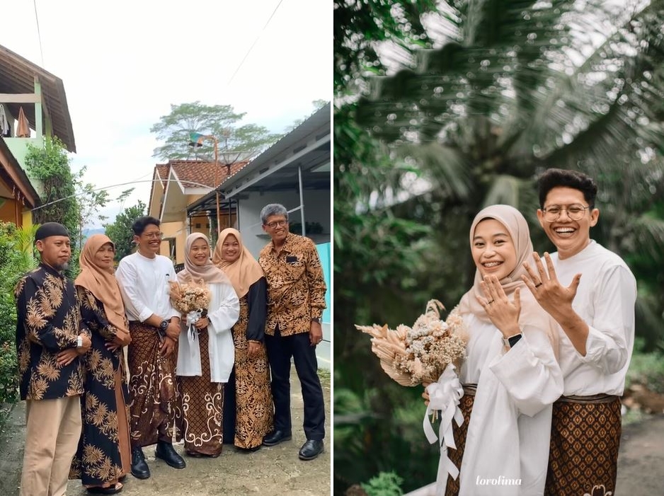 lamaran sederhana di rumah © TikTok lamaran sederhana di rumah © TikTok
