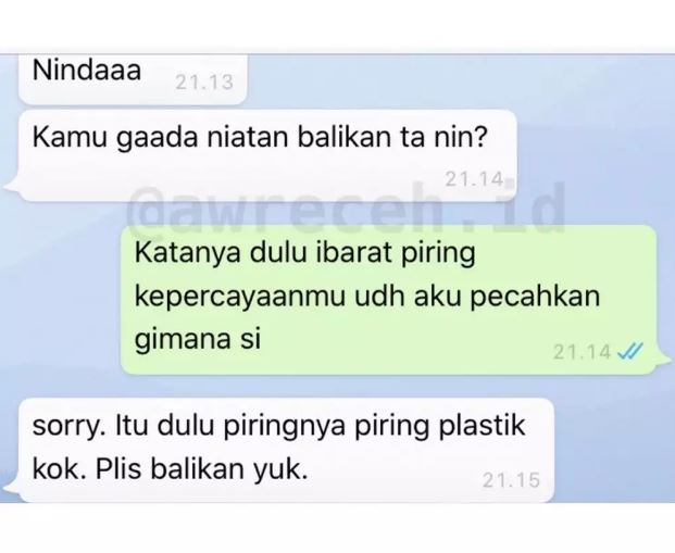 chat lucu gangguin mantan Berbagai sumber