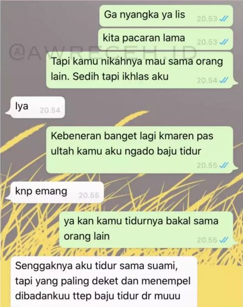 chat lucu gangguin mantan Berbagai sumber