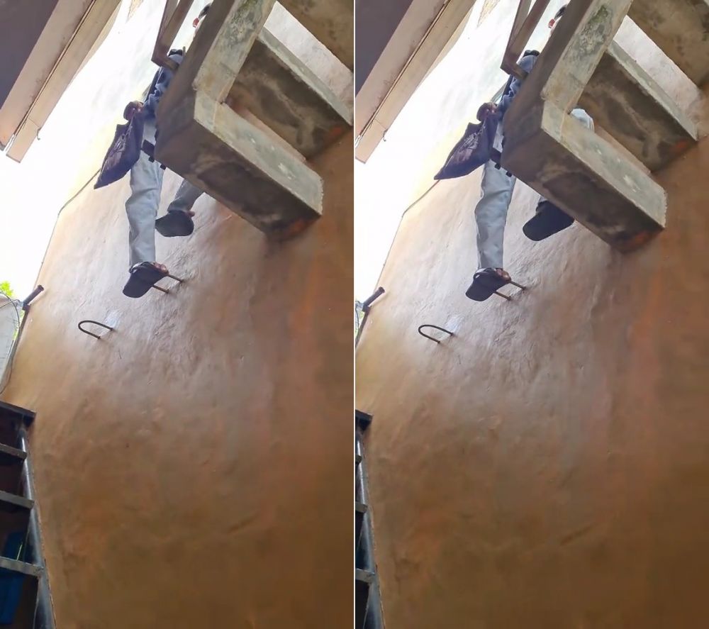 desain tangga bikin ngeri © TikTok