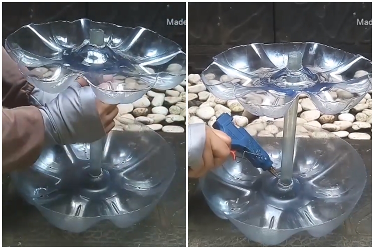 Cara kreatif bikin rak susun bumbu dapur dari galon bekas, kokoh dan gampang ditiru