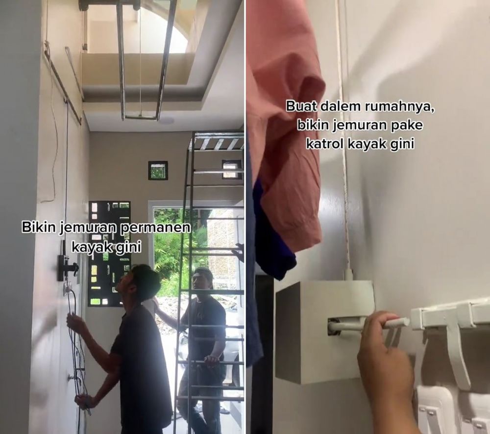 ide jemuran gantung © TikTok