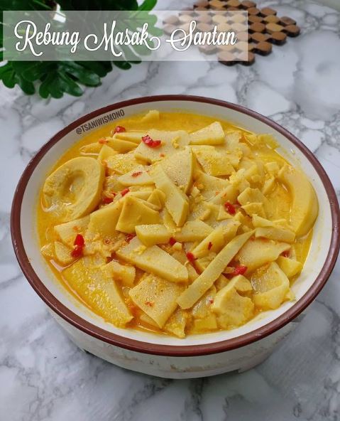 11 Resep olahan rebung masak santan, sederhana, lezat, dan bikin nagih