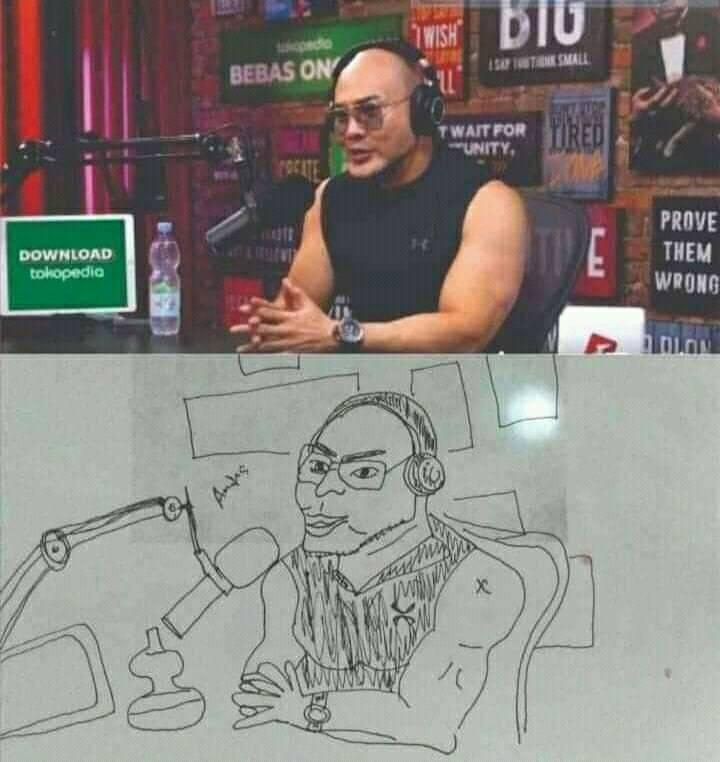 sketsa orang beda dari asli © berbagai sumber sketsa orang beda dari asli © berbagai sumber