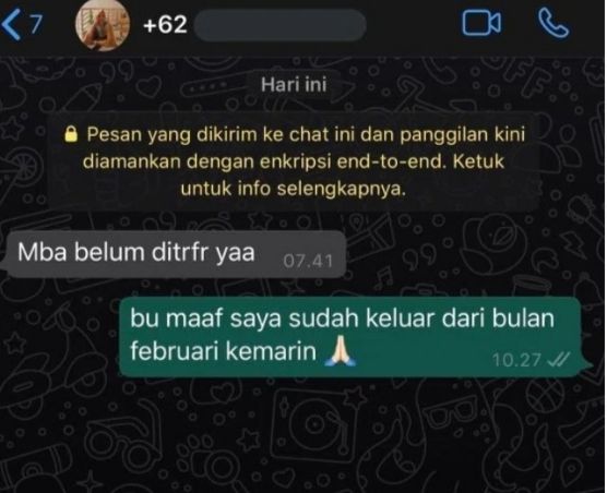 11 chat lucu dengan pemilik kos © berbagai sumber