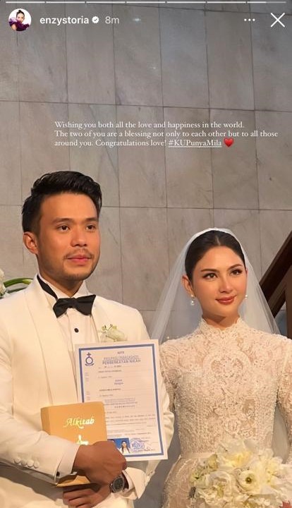 pesona jessica mila dari prosesi pemberian marga sampai pemberkatan © berbagai sumber