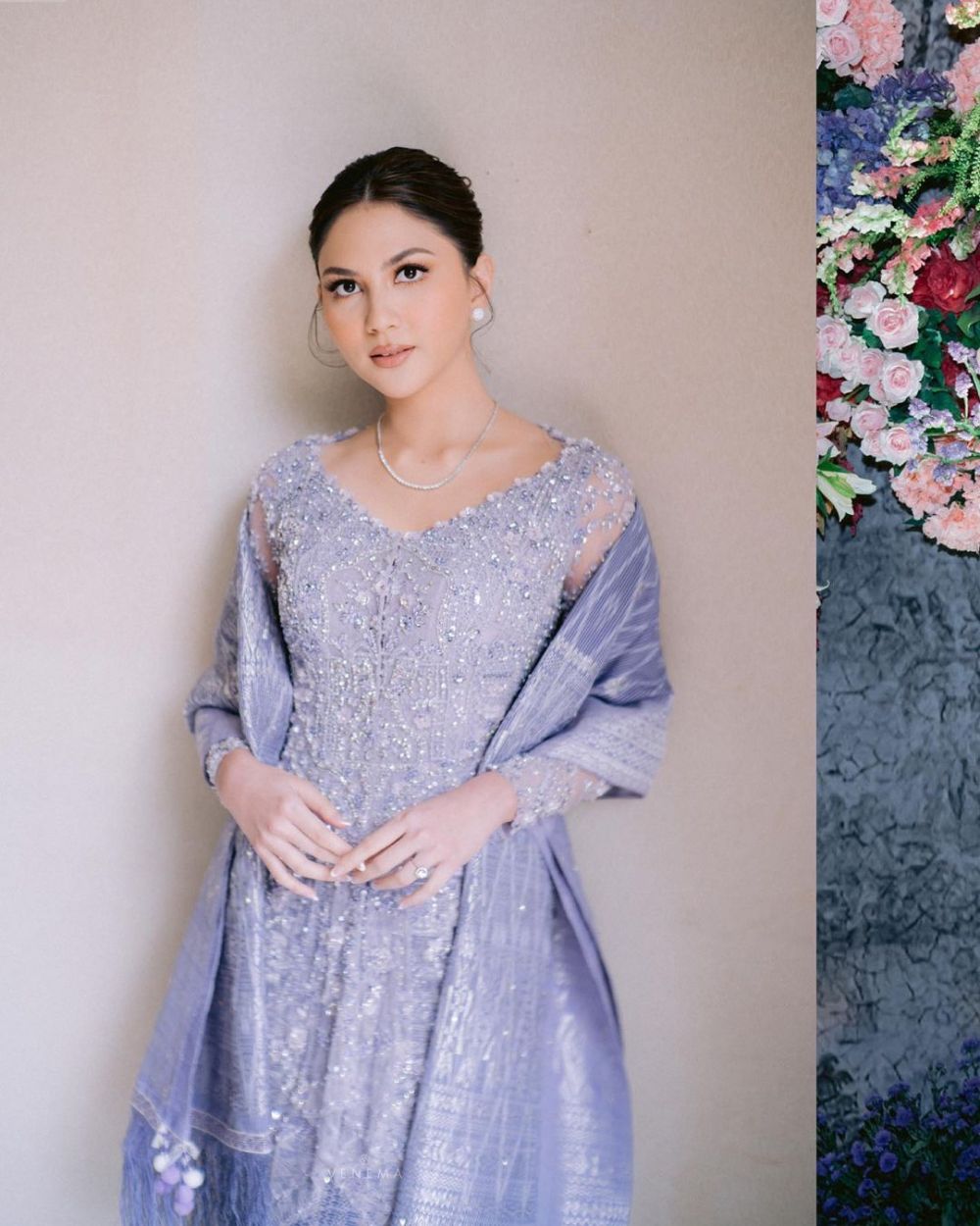 pesona jessica mila dari prosesi pemberian marga sampai pemberkatan © berbagai sumber