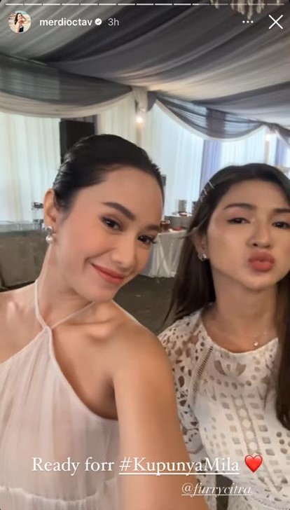 pesona bridesmaid di acara pemberkatan nikah jessica mila © berbagai sumber