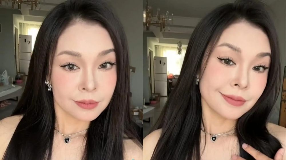 transformasi emak-emak dandan flawless © TikTok