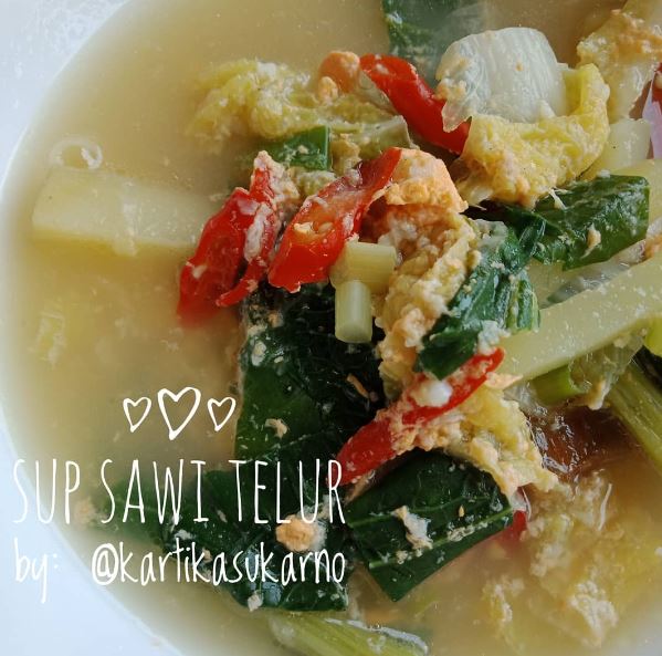 11 Resep olahan sawi hijau masak kuah, sehat, lezat, dan mudah dibuat