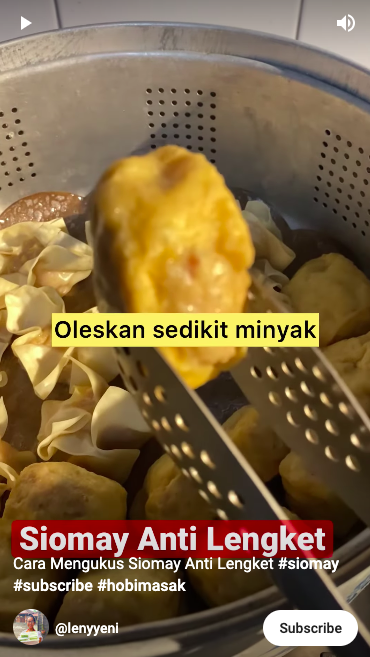 Tanpa lapisan daun pisang, ini trik mengukus siomay agar matang dan tidak lengket di panci