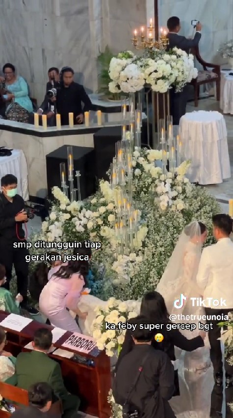 Febby Rastanty bridesmaid Jessica Mila © berbagai sumber Febby Rastanty bridesmaid Jessica Mila © berbagai sumber