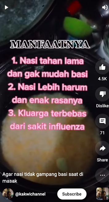 Bukan ditambah jeruk nipis, ini trik jitu menanak nasi agar lebih wangi dan tidak cepat basi