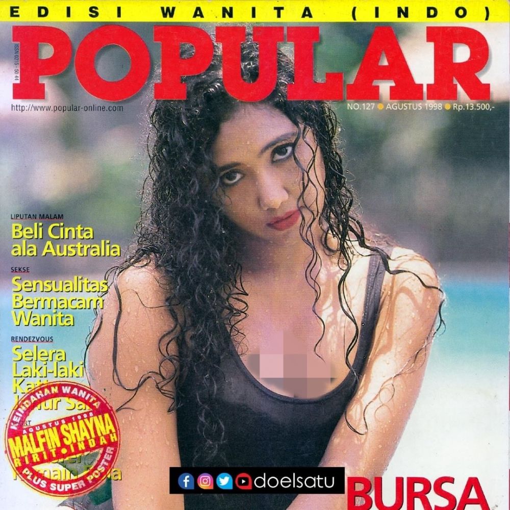 transformasi gadis warkop Malfin Shayna © berbagai sumber