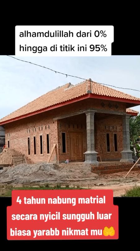 cicil material untuk bangun rumah © TikTok cicil material untuk bangun rumah © TikTok