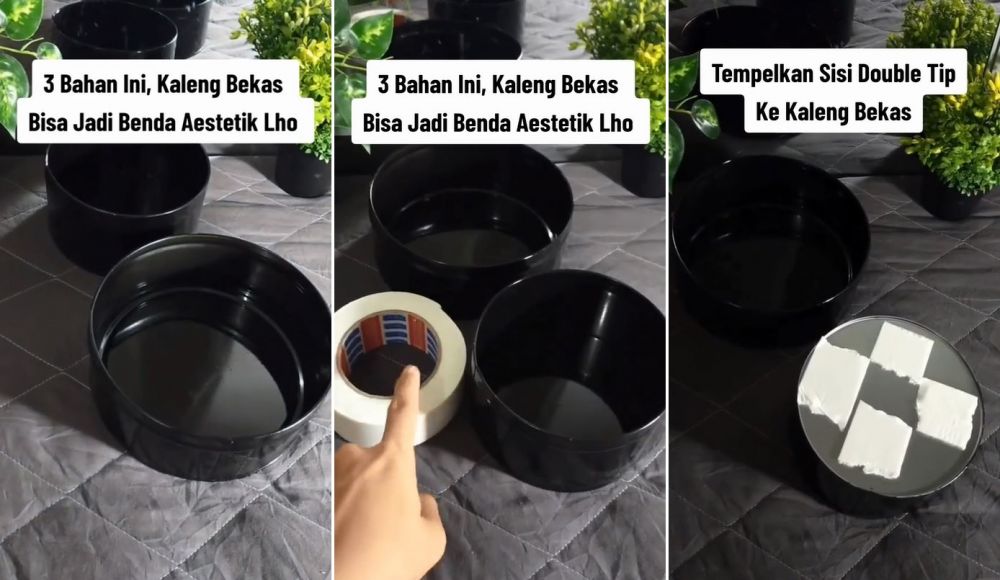 kreasi kaleng bekas © TikTok kreasi kaleng bekas © TikTok