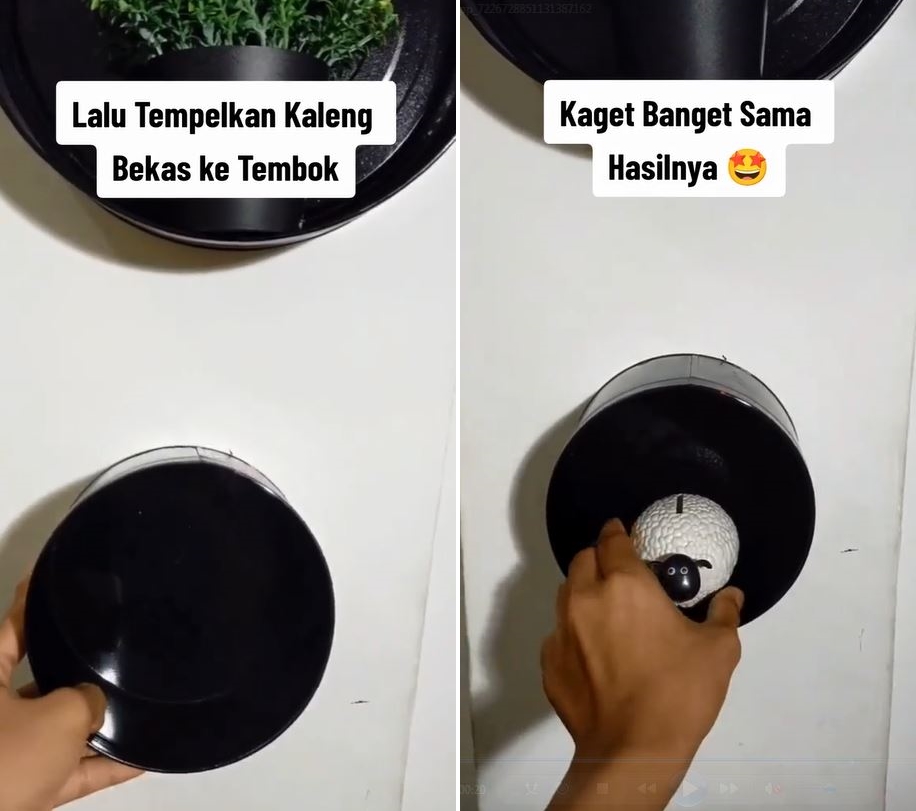 kreasi kaleng bekas © TikTok kreasi kaleng bekas © TikTok