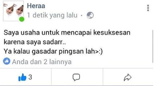 status facebook bikin angguk setuju © berbagai sumber