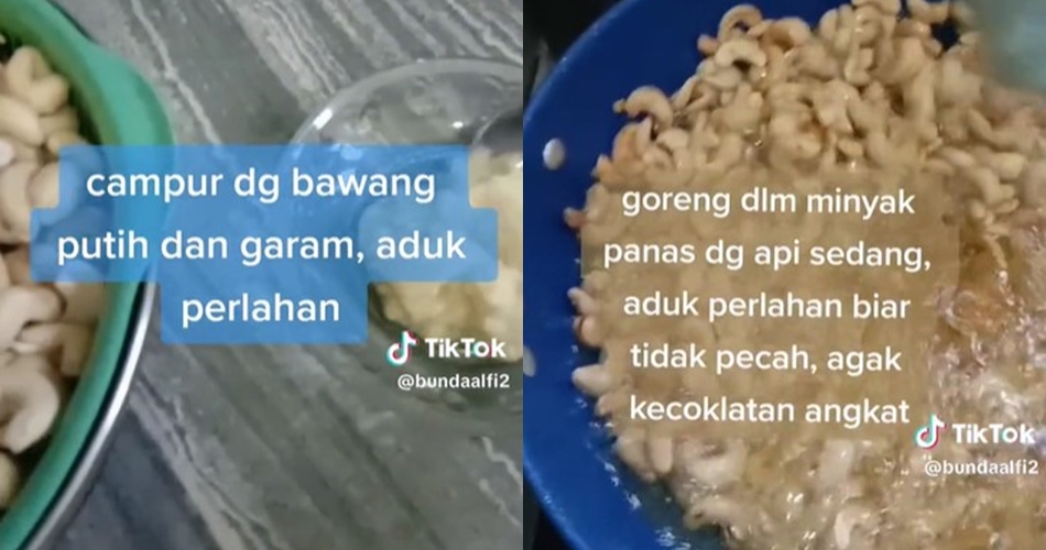 Ngemil makin mantap, ini trik menggoreng kacang mete agar bumbu meresap sempurna dan tidak hancur