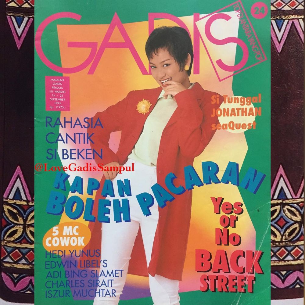 potret terbaru model gadis sampul © instagram