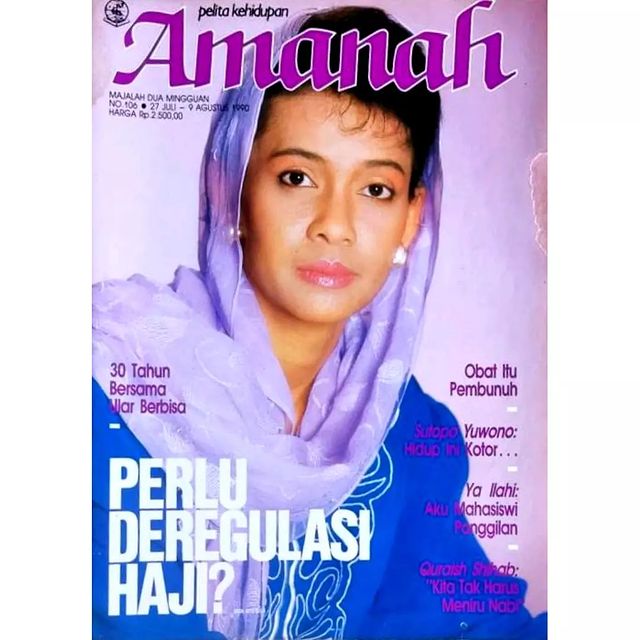 Wanita majalah jadul penyanyi top 80-an © Instagram