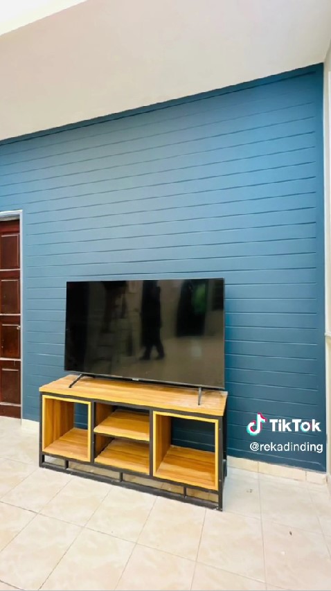 ruang keluarga makeover jadi mewah © TikTok/@rekadinding